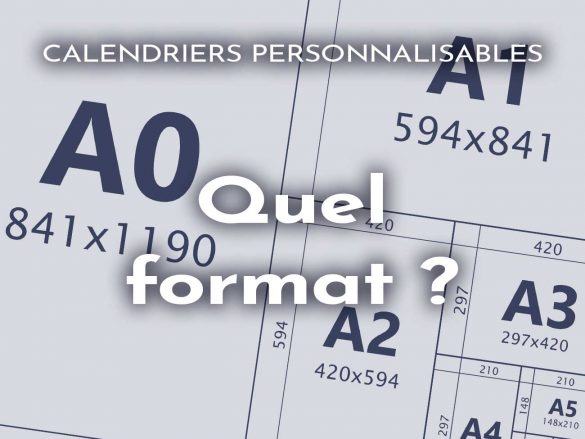 Calendriers formats A4 ou bancaire