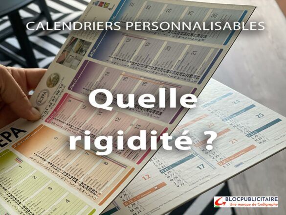 Calendriers cartonnés ou souples