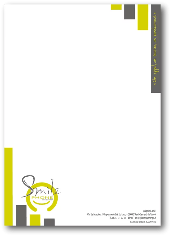 Bloc notes A6 personnalisé design avec logo