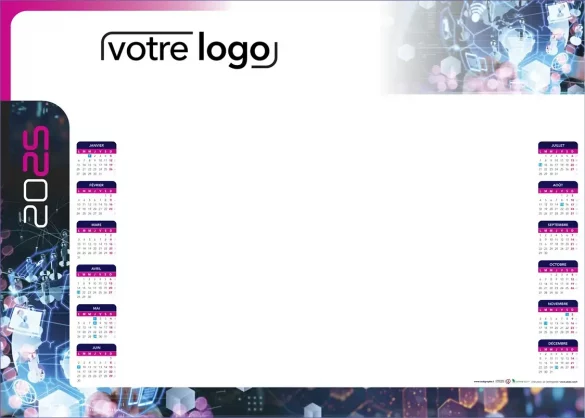 Sous-main personnalisé complètement personnalisable