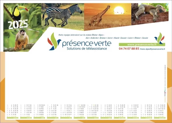 Sous-Main personnalisé  de bureau l'Estival
