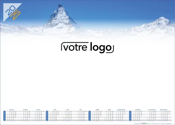Sous-main personnalisable pour entreprises