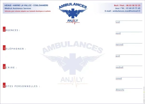 Sous-Main publicitaire entièrement personnalisé N°5