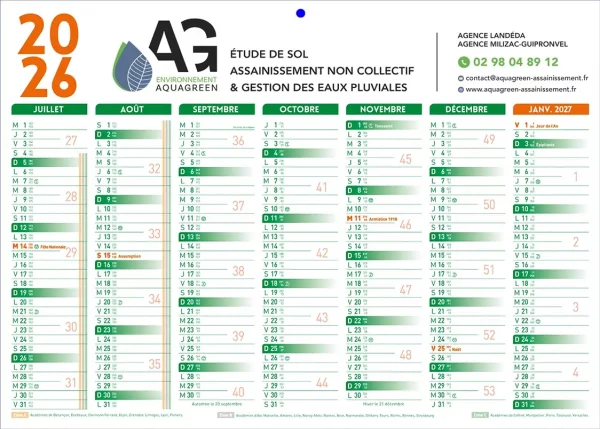 sous-main calendrier publicitaire 2026 personnalisé avec photos et logo