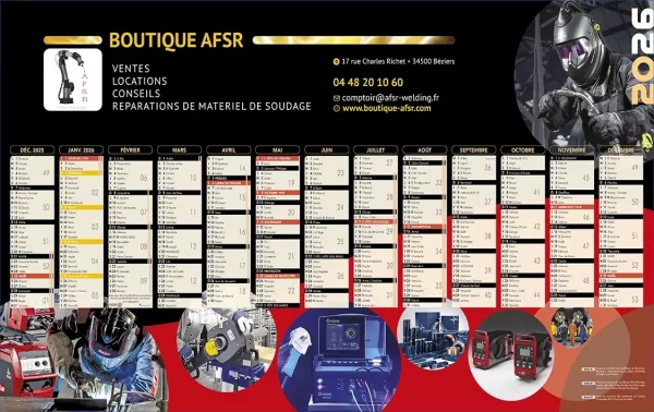 Calendrier 100% personnalisable N°30 - 13 mois sur une face