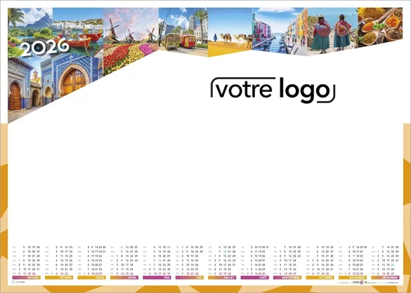 Sous-main personnalisé de bureau totalement personnalisable