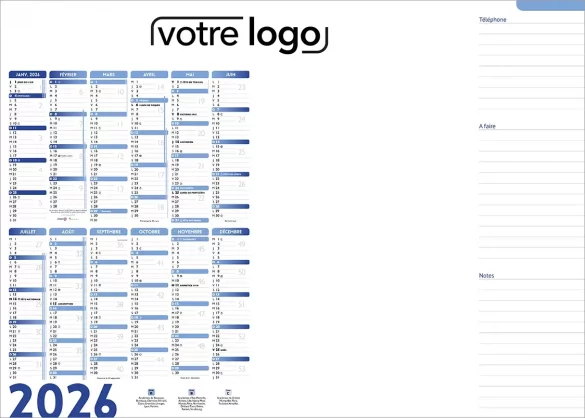 Sous-main personnalisé entièrement personnalisable