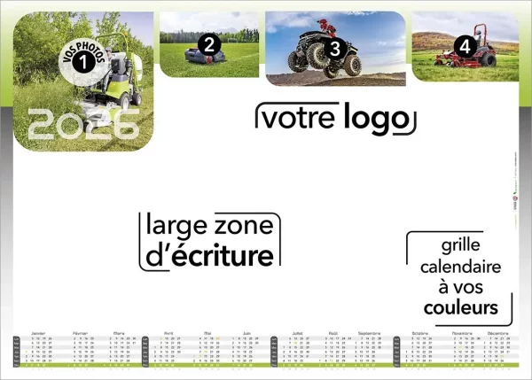 personnaliser un sous main avec logo et photos pour mes clients