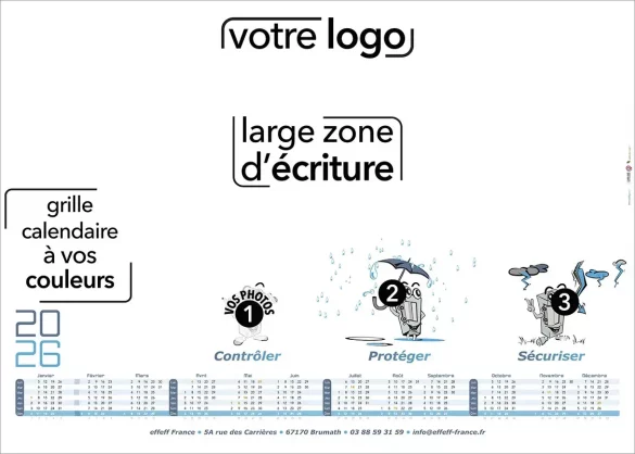 Sous-mains personnalisés pour les ambulanciers