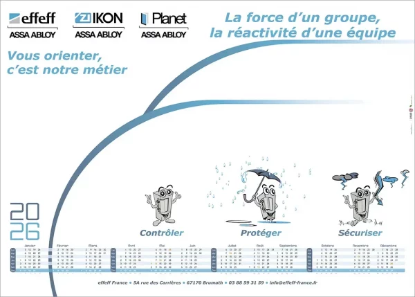 Sous-Main publicitaire entièrement personnalisé N°5