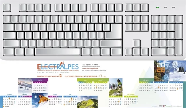 Sous-Main Clavier personnalisables Sérénité