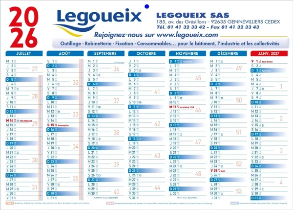 Sous-mains calendriers publicitaires personnalisés avec logo et photos