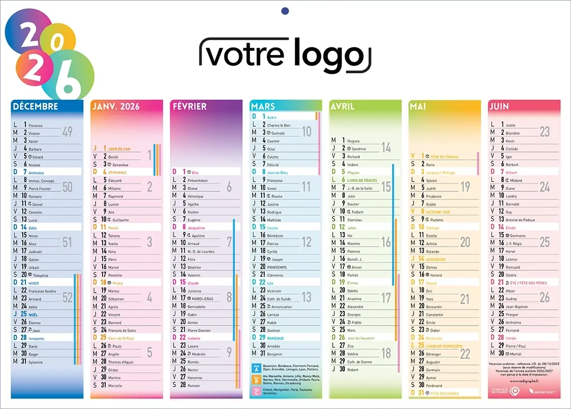 Calendrier-ManhattanR Calendrier personnalisé ambulance personnalisé pour ambulancier