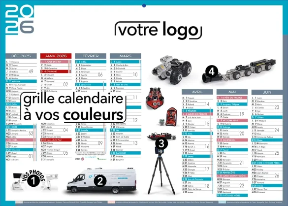 Imprimer mon logo sur un calendrier publicitaire