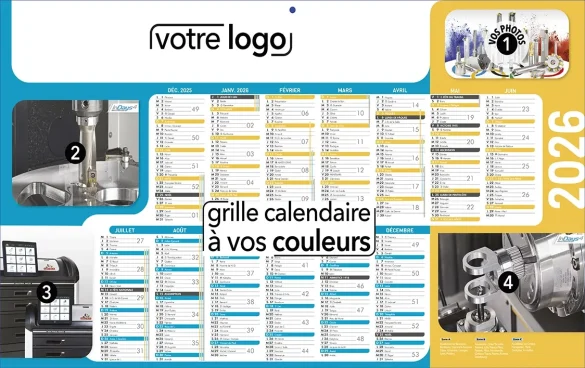 calendriers sous-main publicitaires
