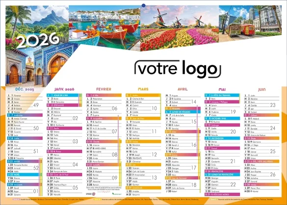 Calendriers ambulances personnalisables pour ambulancier pas cher