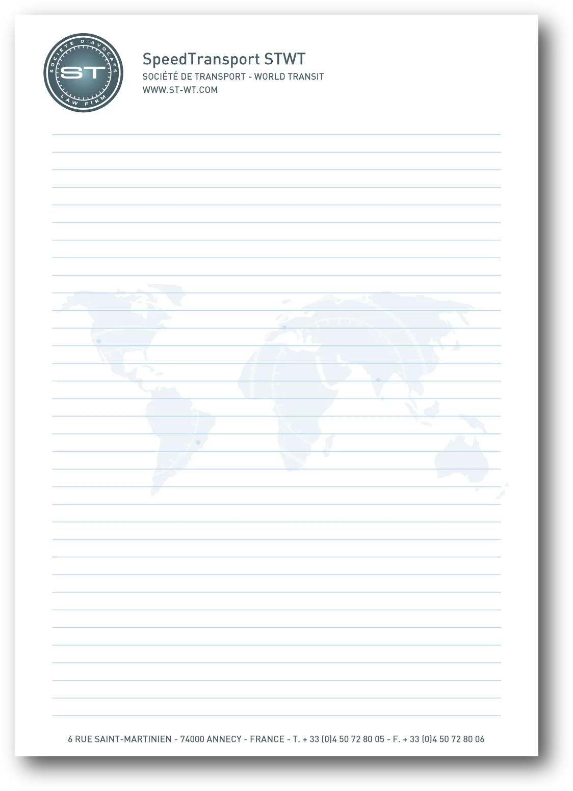 Bloc-notes-publicitaire Bloc de feuilles A6 personnalisable pour les cabinets d'avocats