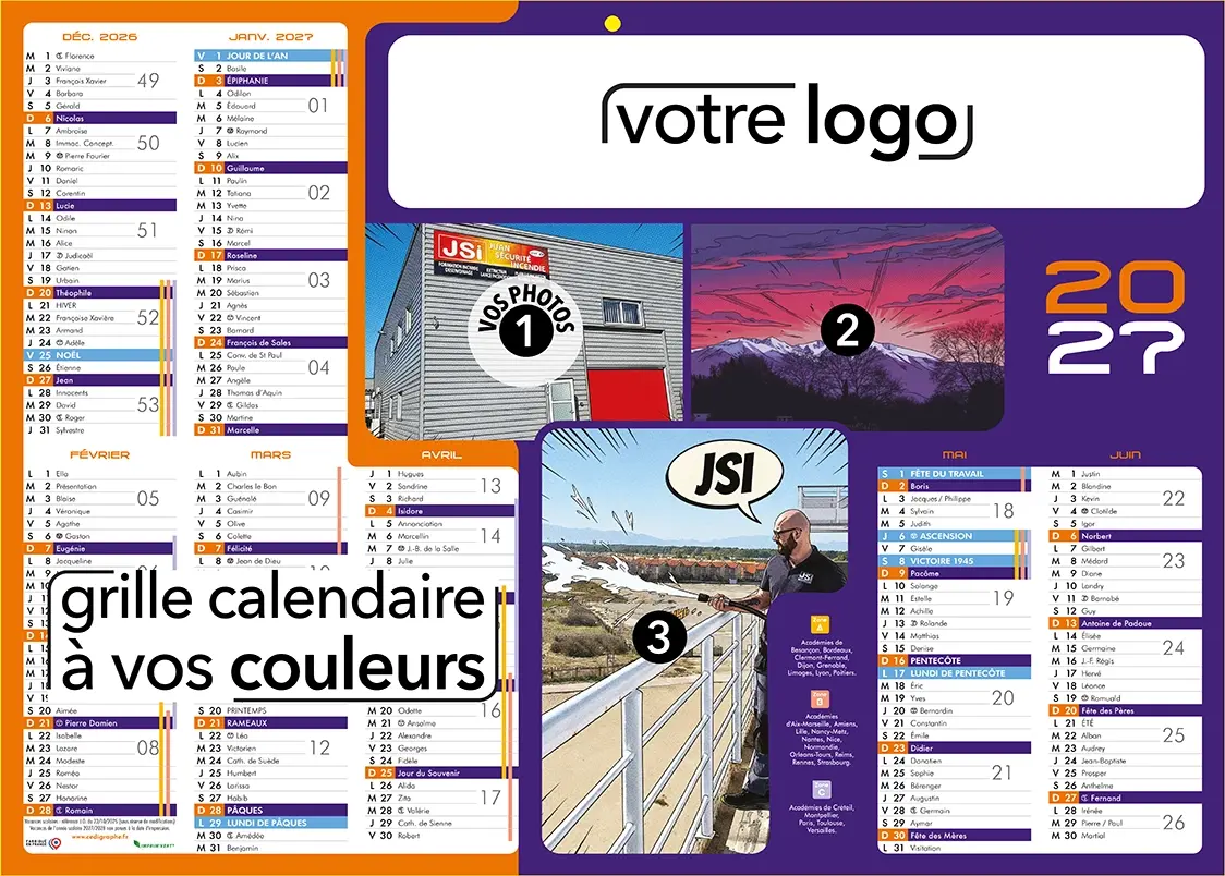 Calendrier-Personnalise-13R Imprimer mon logo sur un calendrier publicitaire