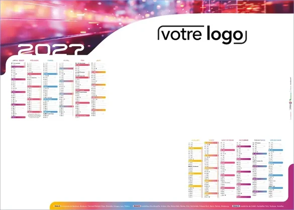 Sous-main personnalisé complètement personnalisable