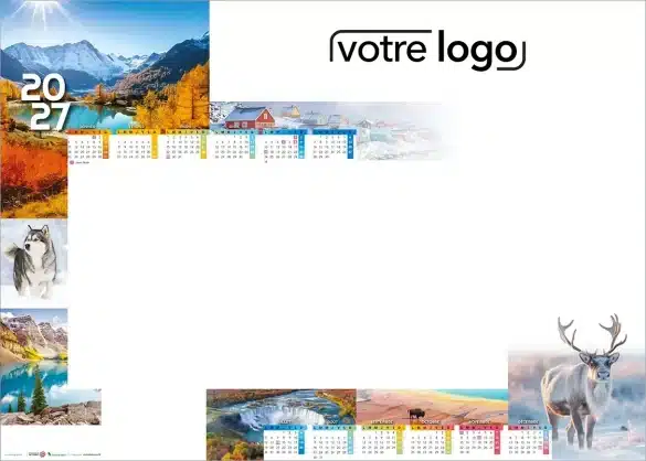 Sous-main personnalisable pour entreprises