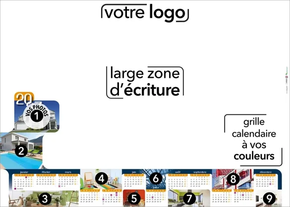 Sous-main personnalisable pas cher