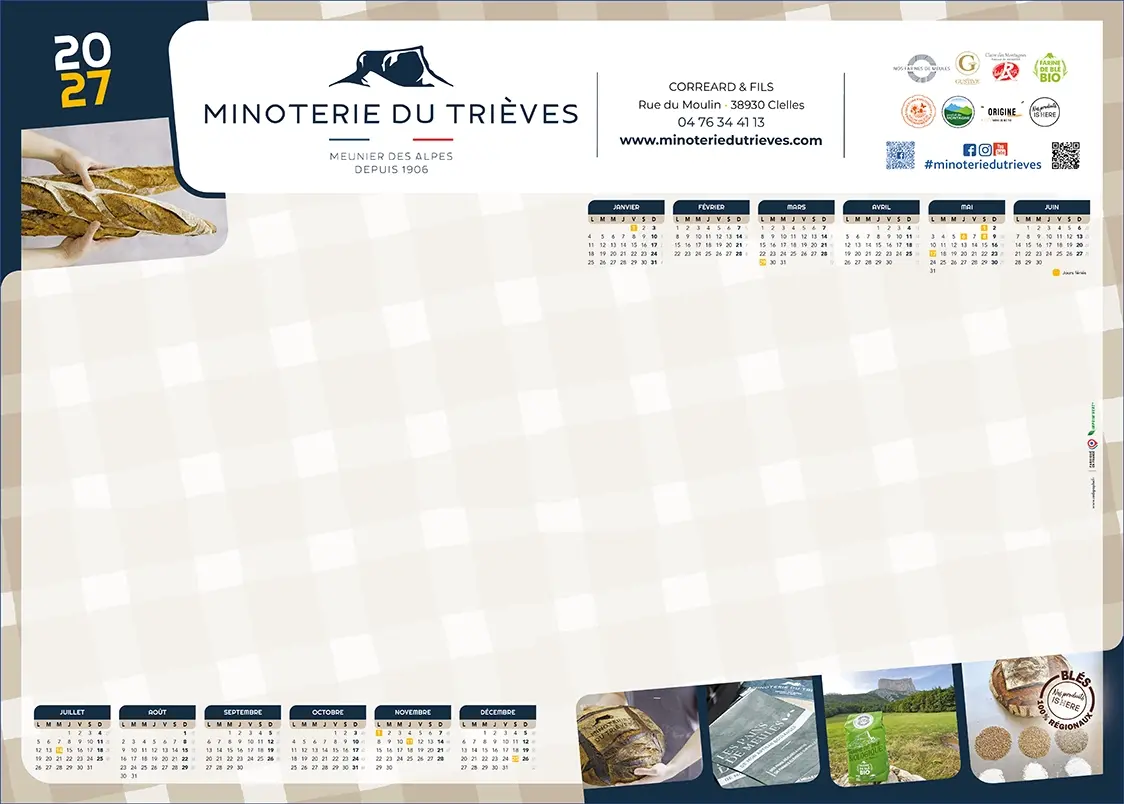Sous-main-Personnalise-7V Sous-main publicitaire avec logo et photos pour les professionnels