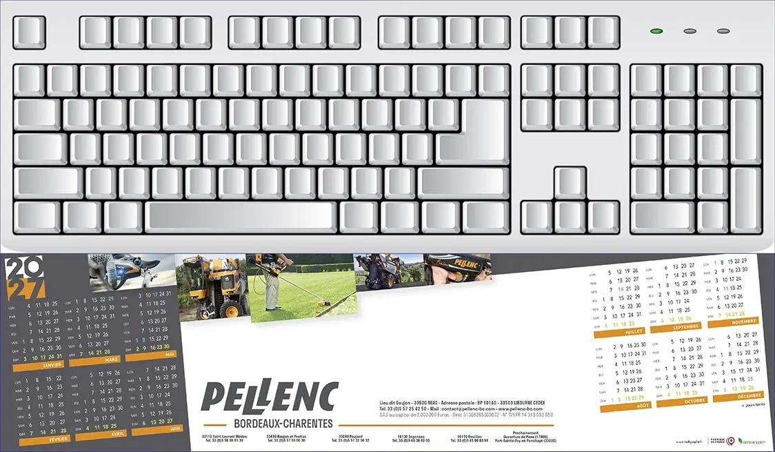 Sous-main-clavier-Personnalise-3V Sous-Main publicitaires Clavier entièrement personnalisable N°3